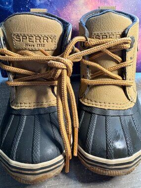 Sperry Top-Sider Bowline Boot - Toddler Boys' size 6M Navy Tan